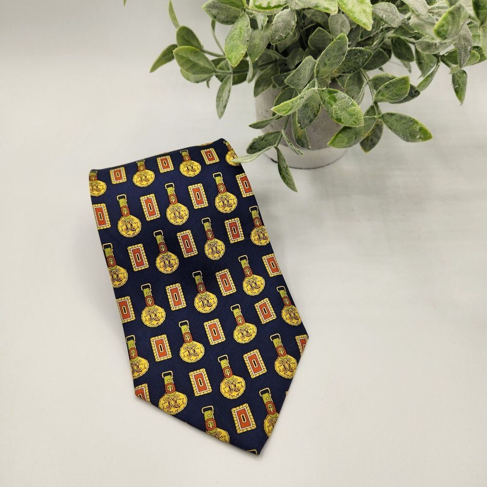 Marco Polo Italian Style Mens Neck Tie Necktie 100%‎ Silk Classic 4" x 60"